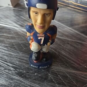 Football Player  John Elway Bobblehead Figurine - Blue and Orange
